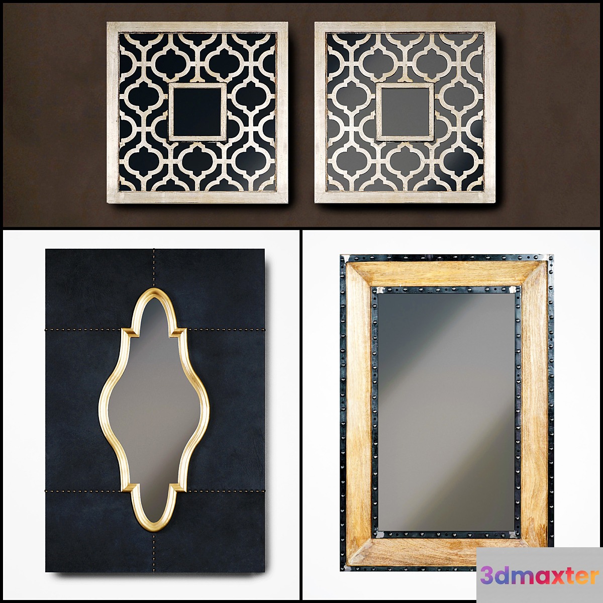 Mirror wall 30 3D Max