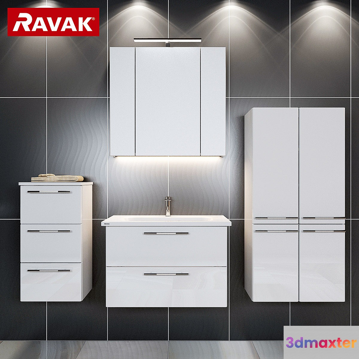Ravak 800 (plus 2 sinks as a gift)