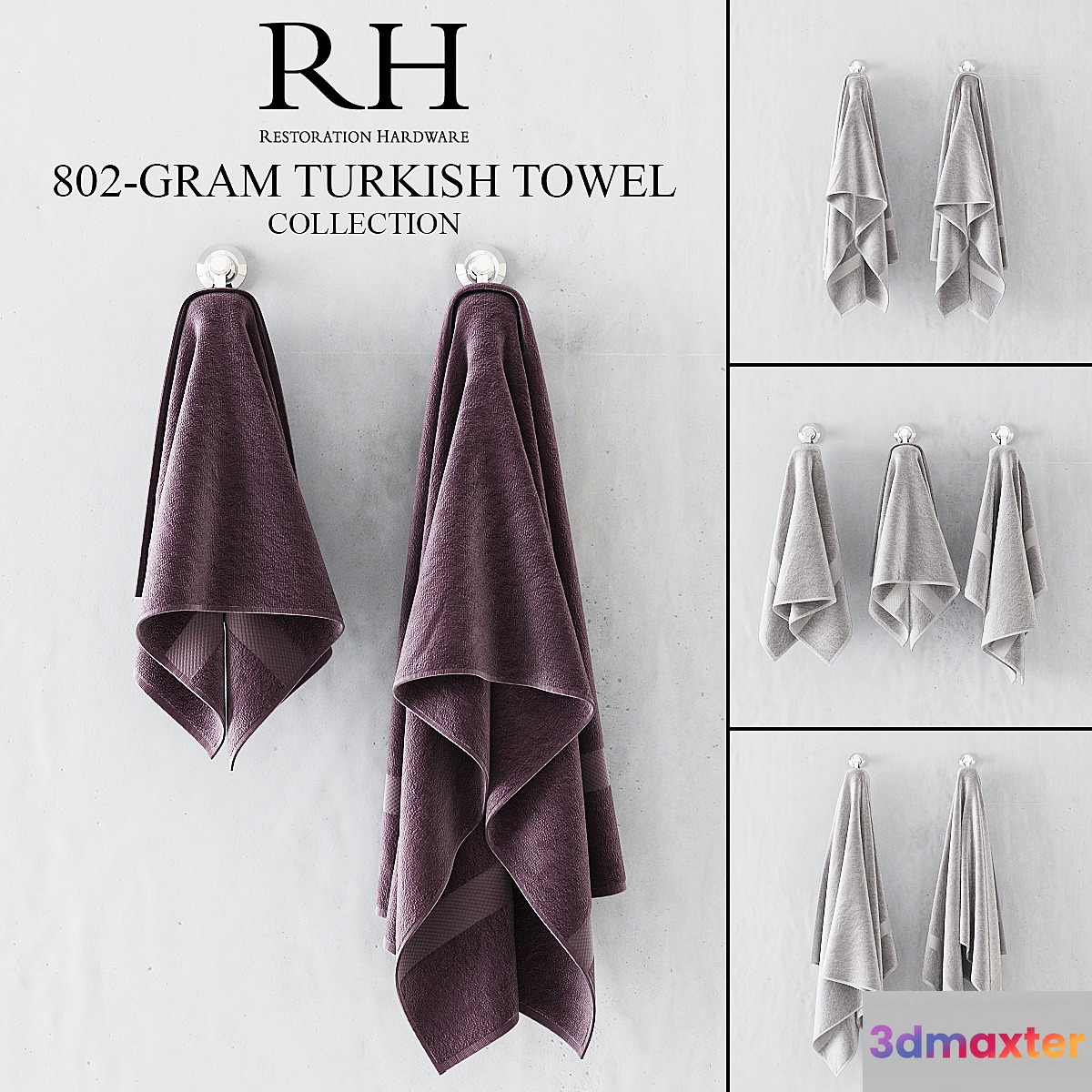 RH 802-GRAM TURKISH TOWEL COLLECTION - No.6