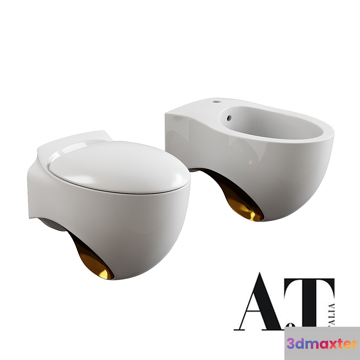 AeT Italia _ Orizzonti Accent (toilet and bidet) 3D Max
