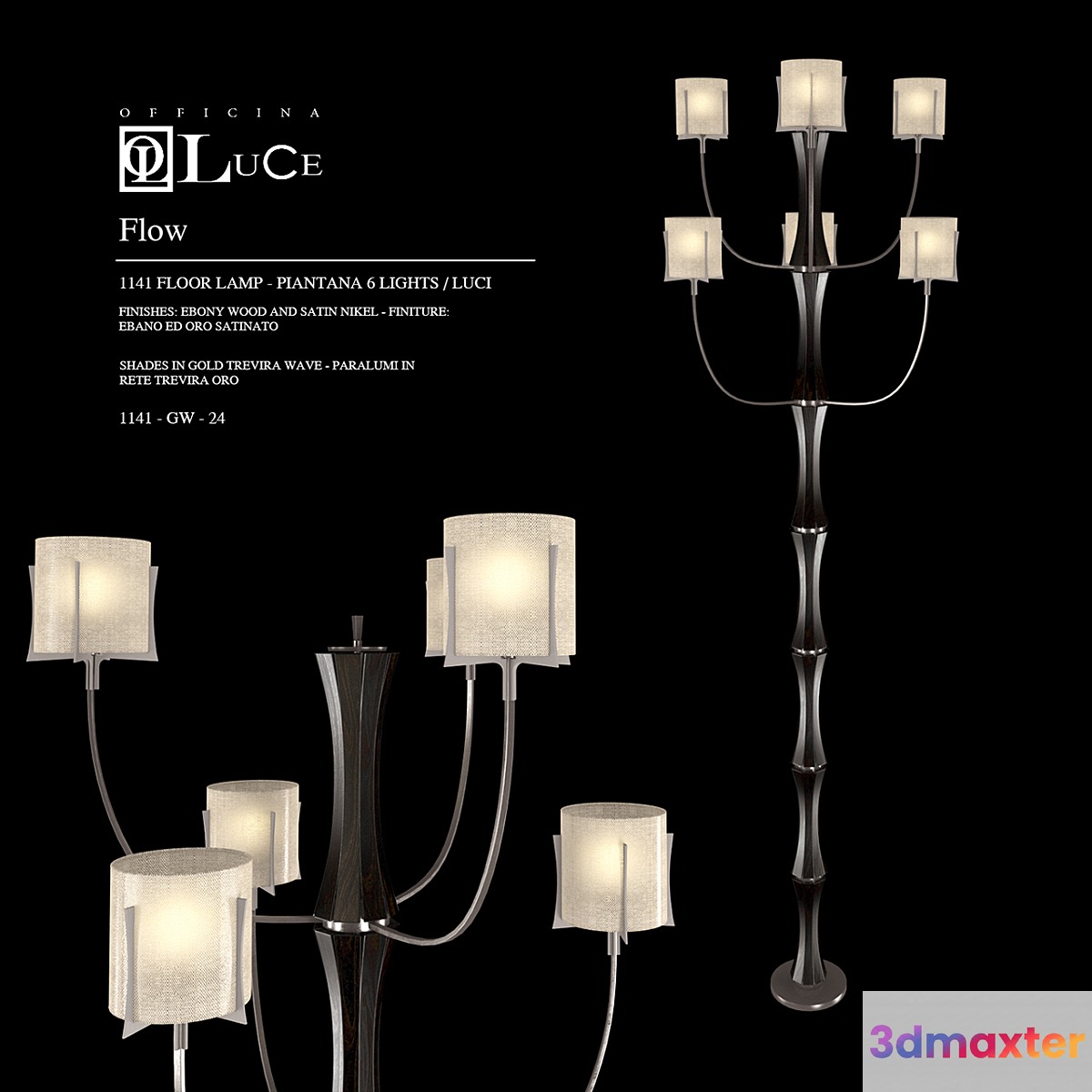Officina-Luce Flow 1141-GW-24