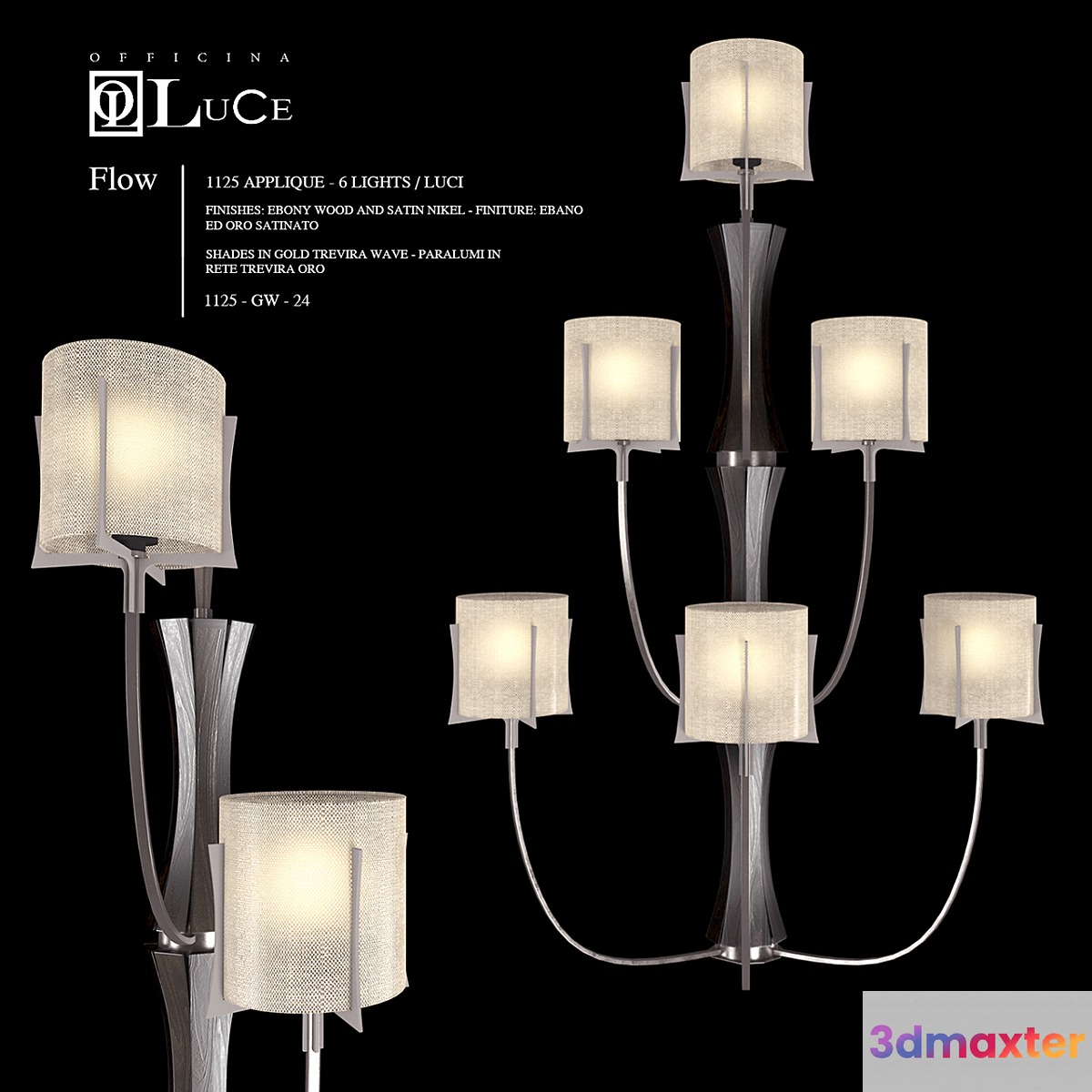 Officina-Luce Flow 1125-GW-24