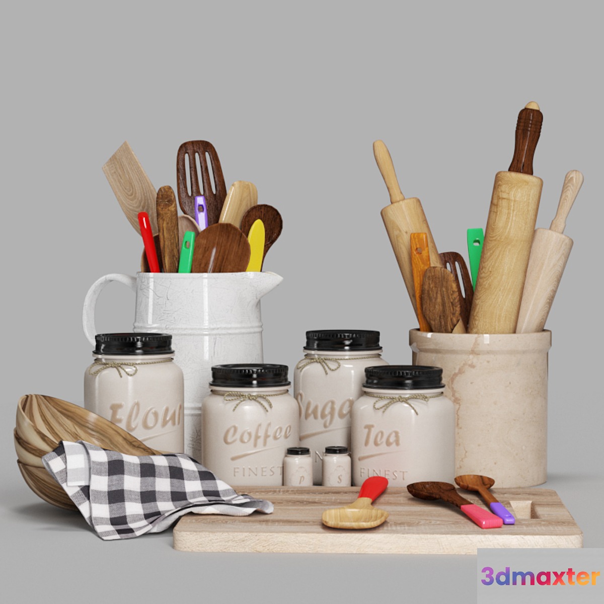 Kitchen Set 3D Max