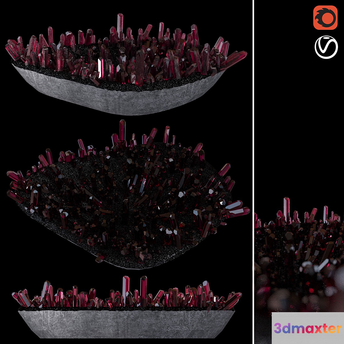 Crystal 3D Max