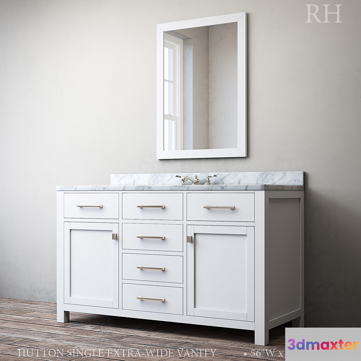 HUTTON SINGLE EXTRA-WIDE VANITY