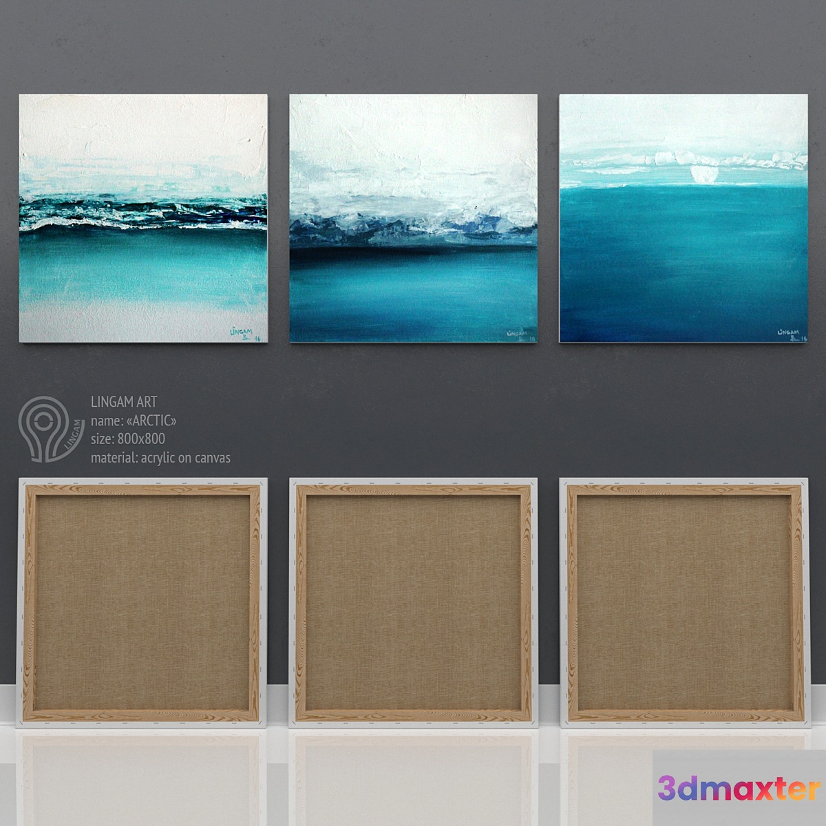 Picture. Series Arctic by LINGAM ART 3D Max