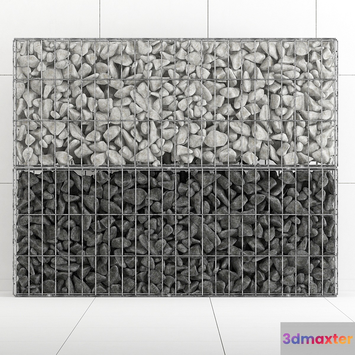 Gabion rock stone 3D Max