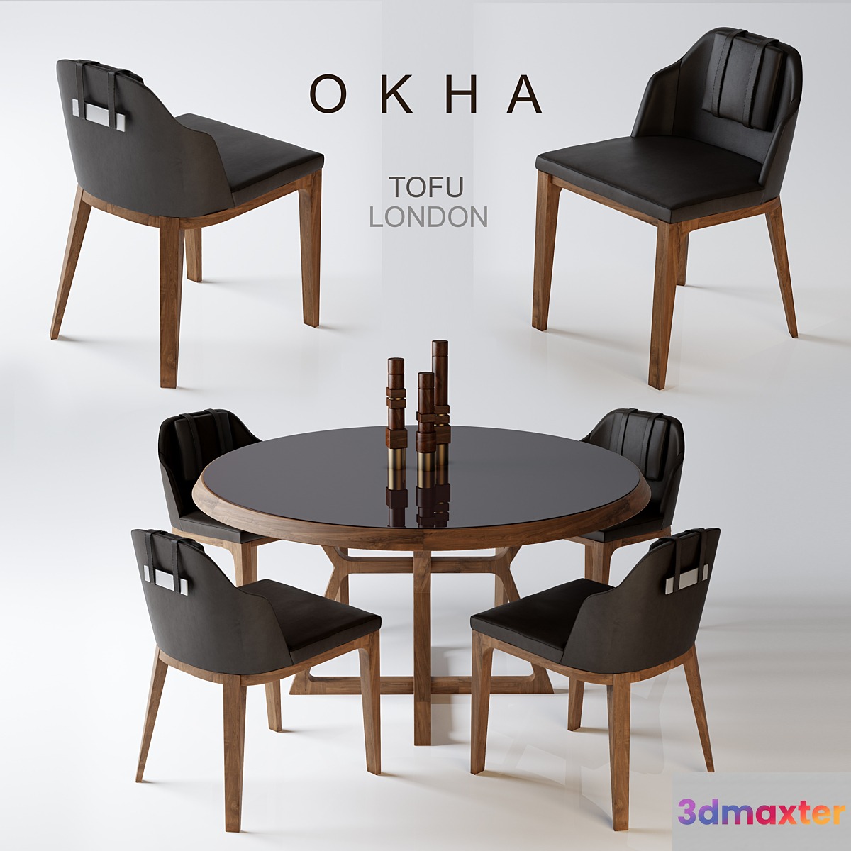 OKHA TOFU & LONDON 3D Max