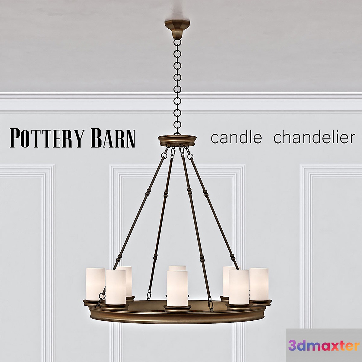 Pottery Barn Veranda Round Chandelier
