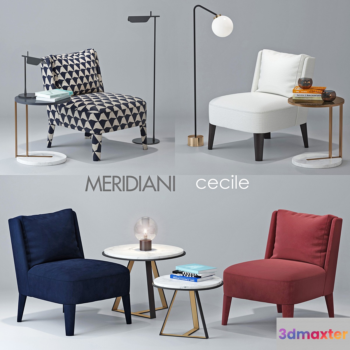 Chair Meridiani Cecile - No.3