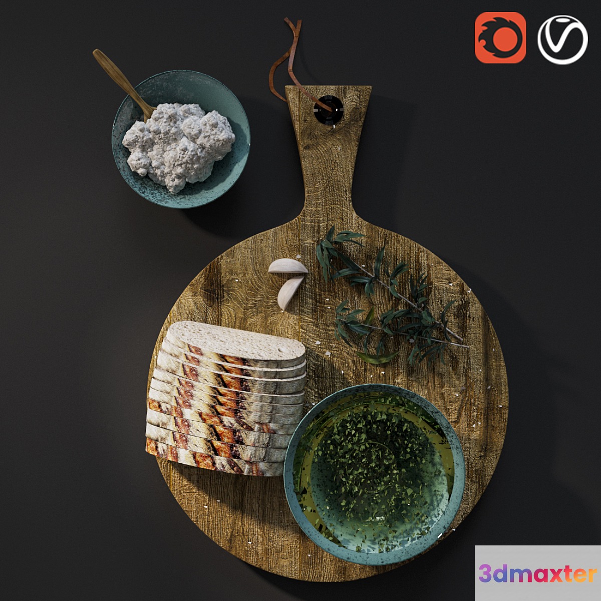Dinner 3D Max