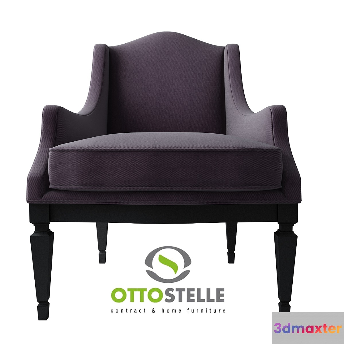 Armchair Ottostelle Emma 3D Max
