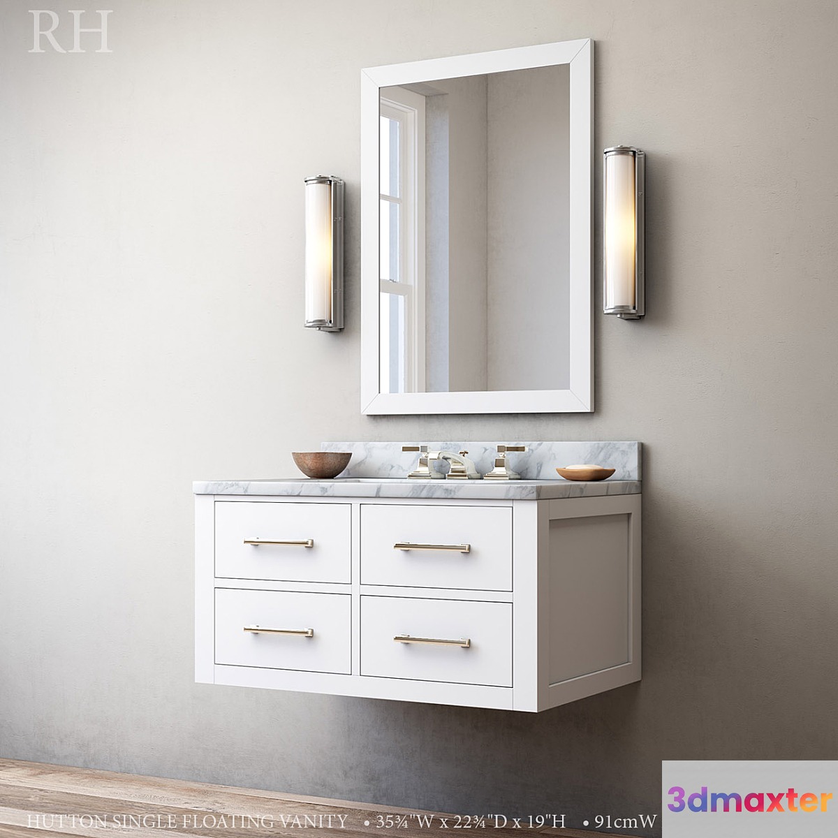 HUTTON SINGLE FLOATING VANITY