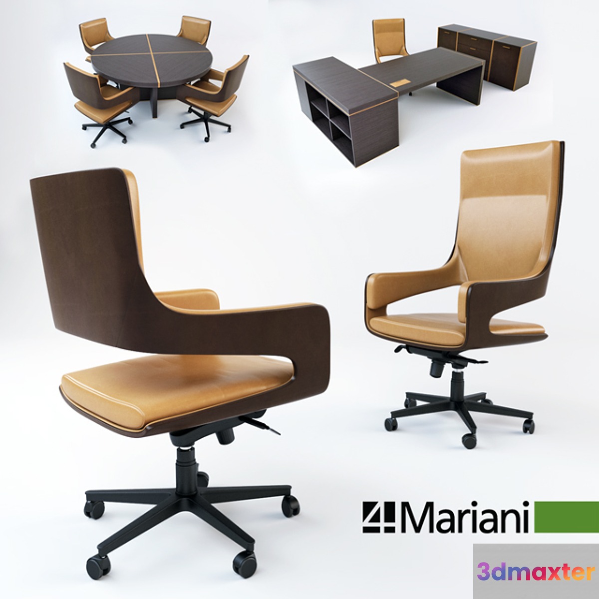 i 4 Mariani Silhouette 3D Max