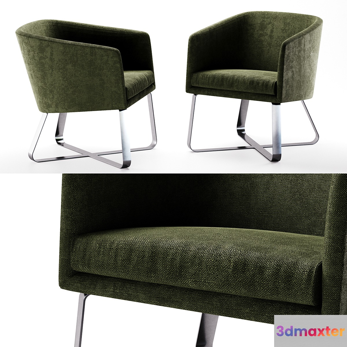 Meridiani Lolyta chair 3D Max