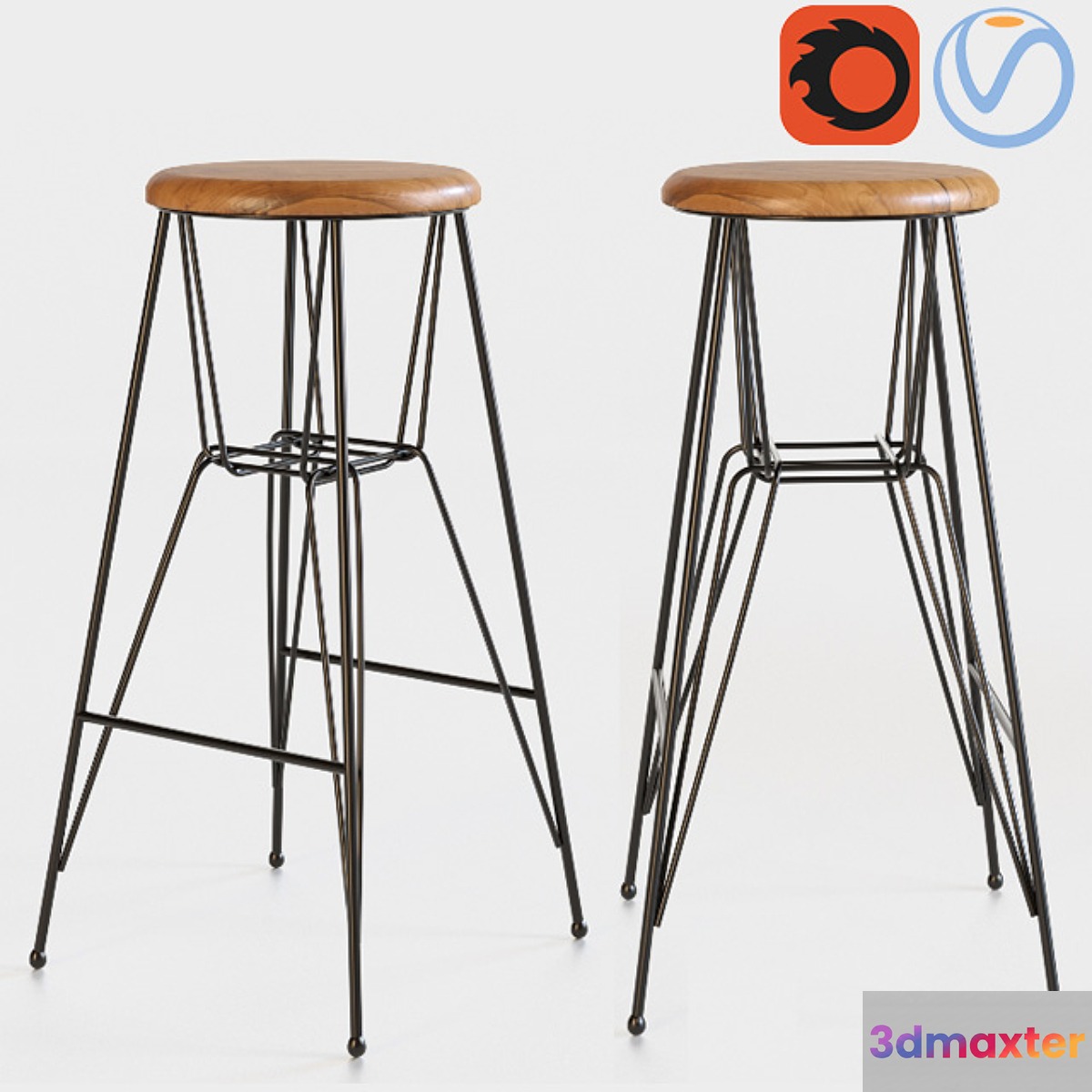 Chair №12 wood bar - No.2