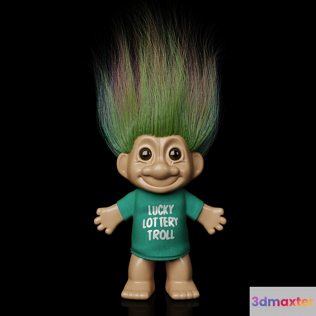 Lucky Lottery Troll 3D Max