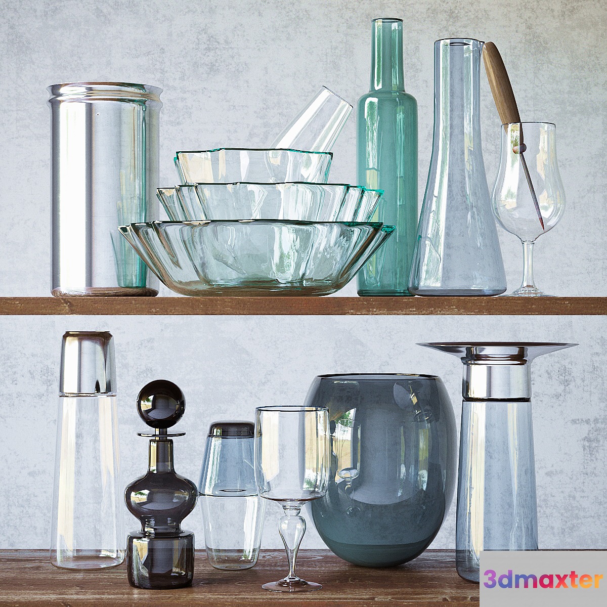 glass_decor_set 3D Max