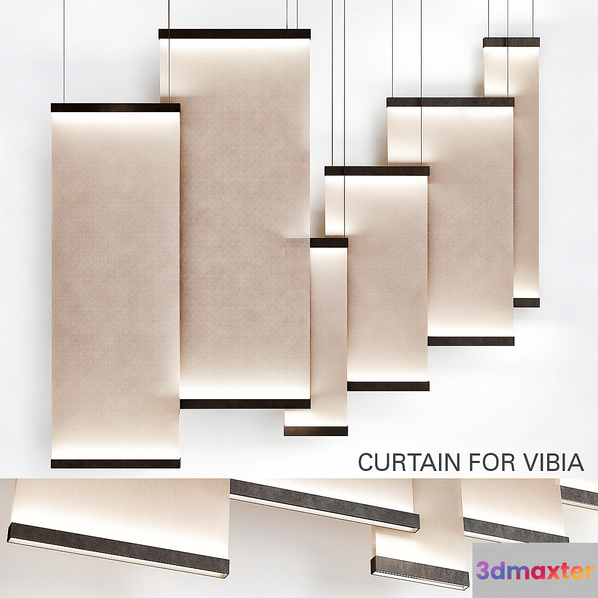 Vibia Curtain 7160 3D Max