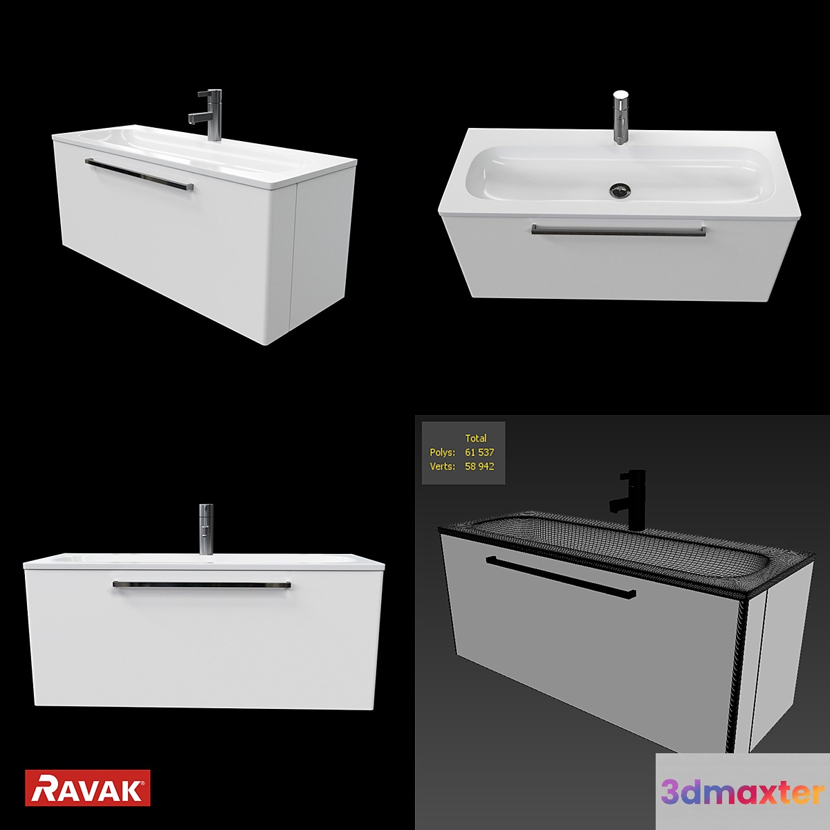 Wash Ravak Ring 3D Max