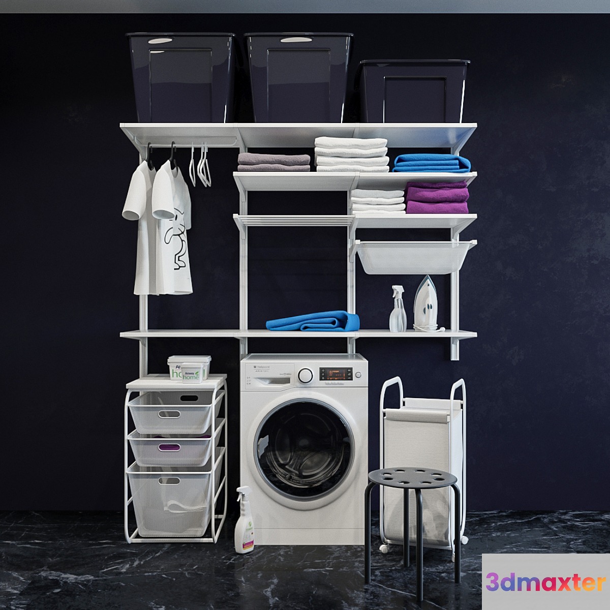 Algot IKEA Storage System ikea BOAXEL БОАКСЕЛЬ_ washing machine _ Towels