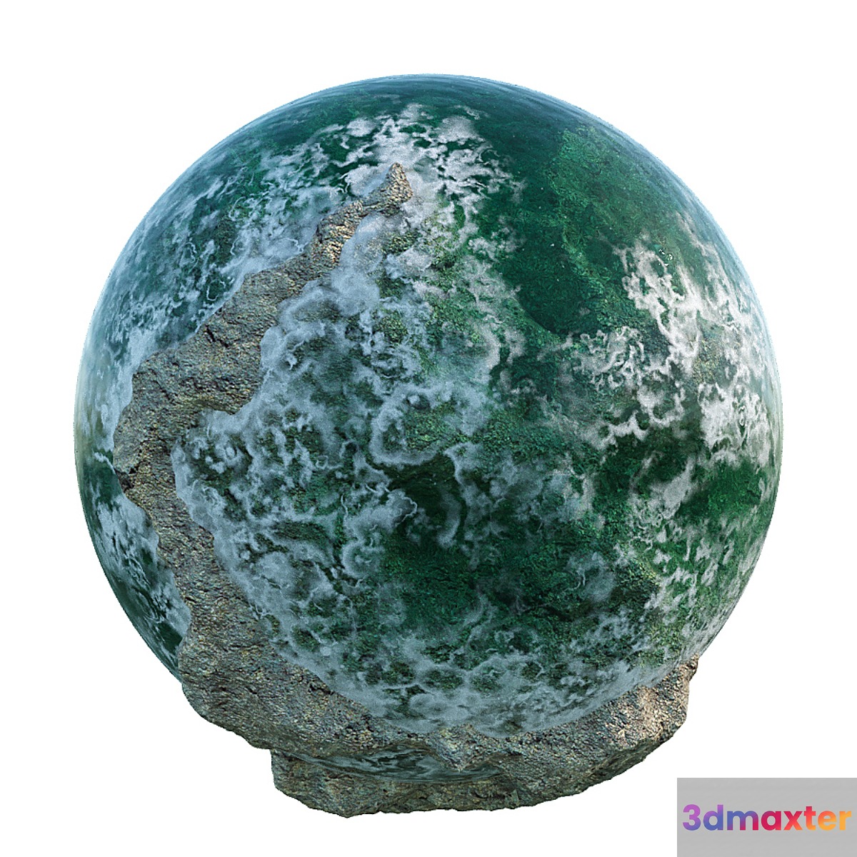 Material water with foam 3D Max