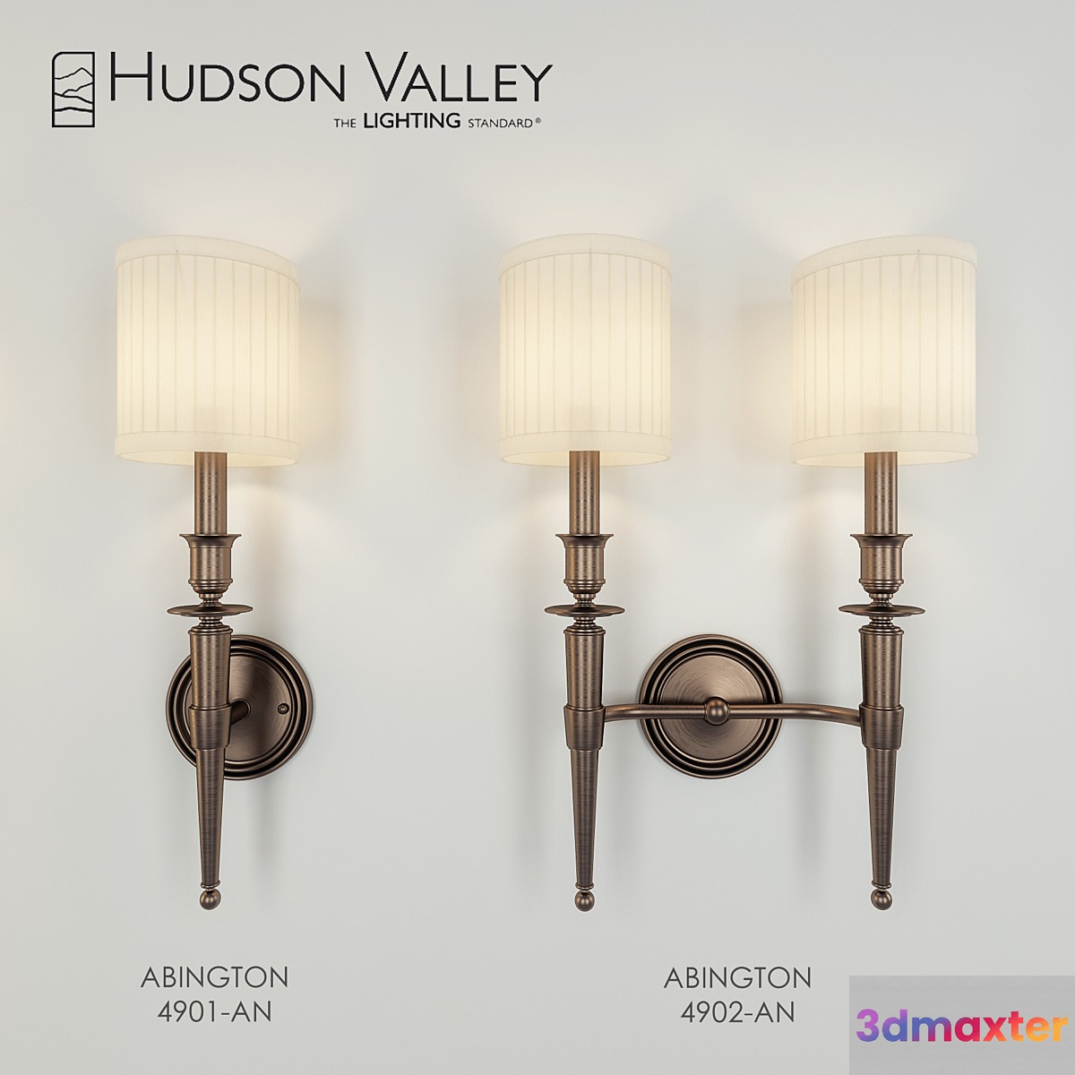 Hudson Valley Abington 3D Max