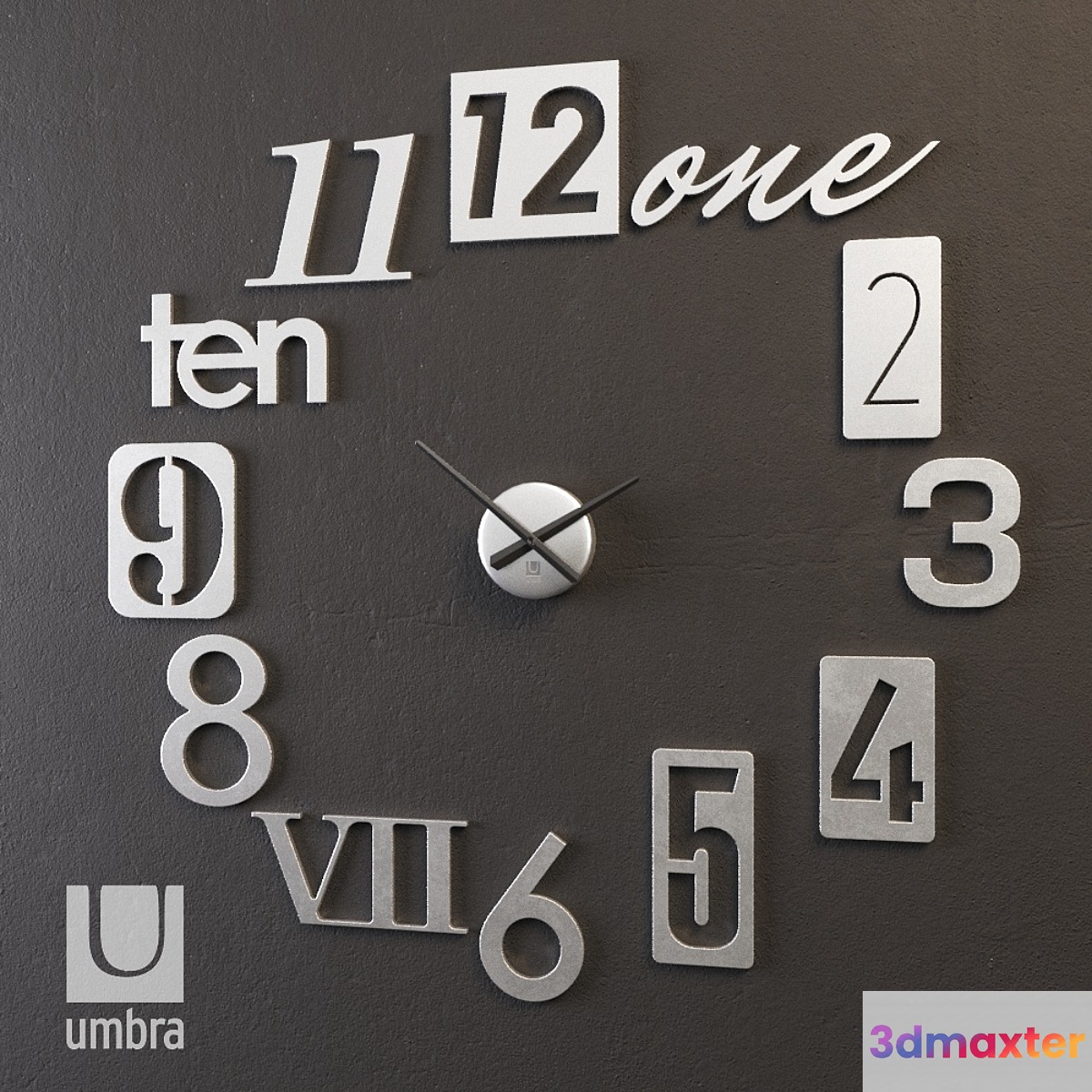 Wall clock Numbra - No.2