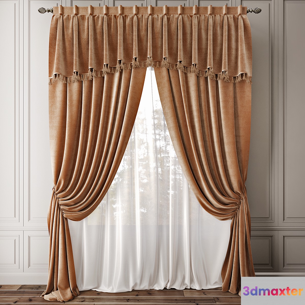 Curtain 56 3D Max