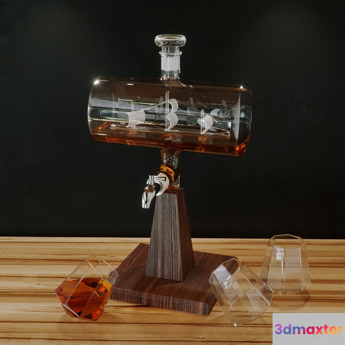 Constellation 1797 Decanter with glasses
