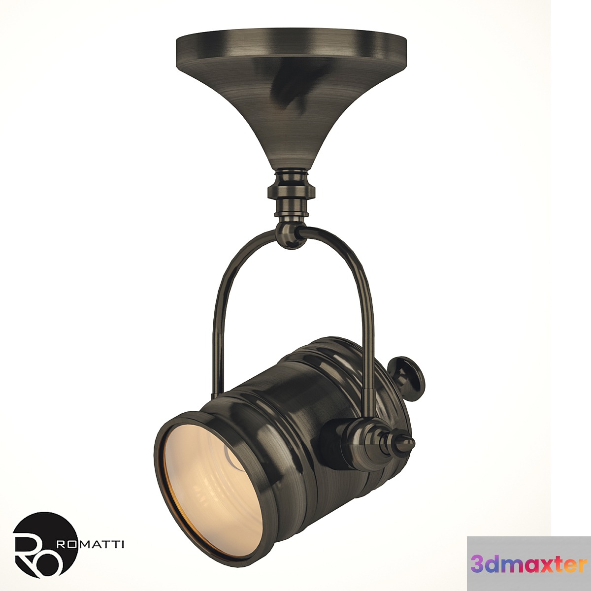 Spot Industrial Spotlight Romatti 3D Max