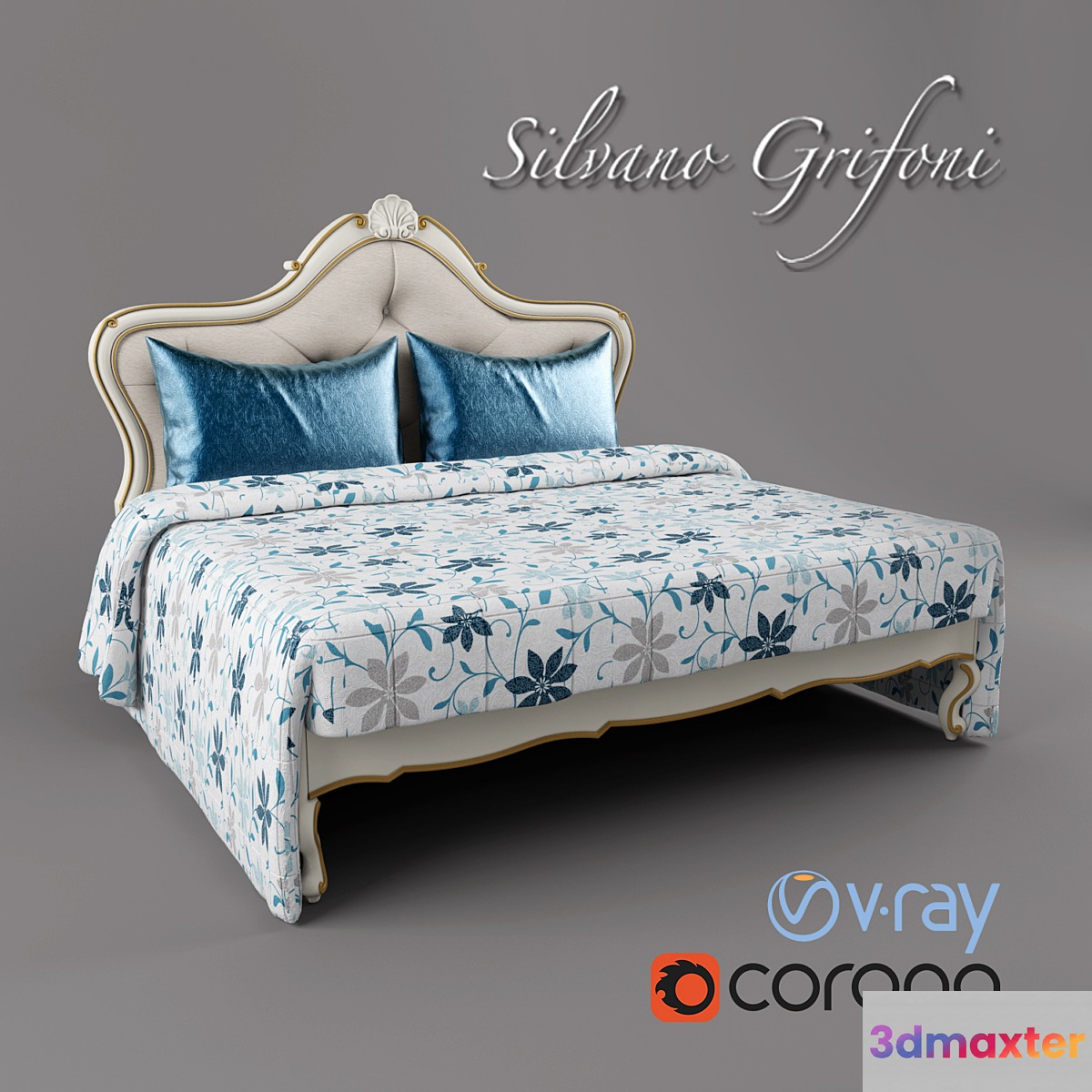 Bed Silvano Grifoni 3D Max