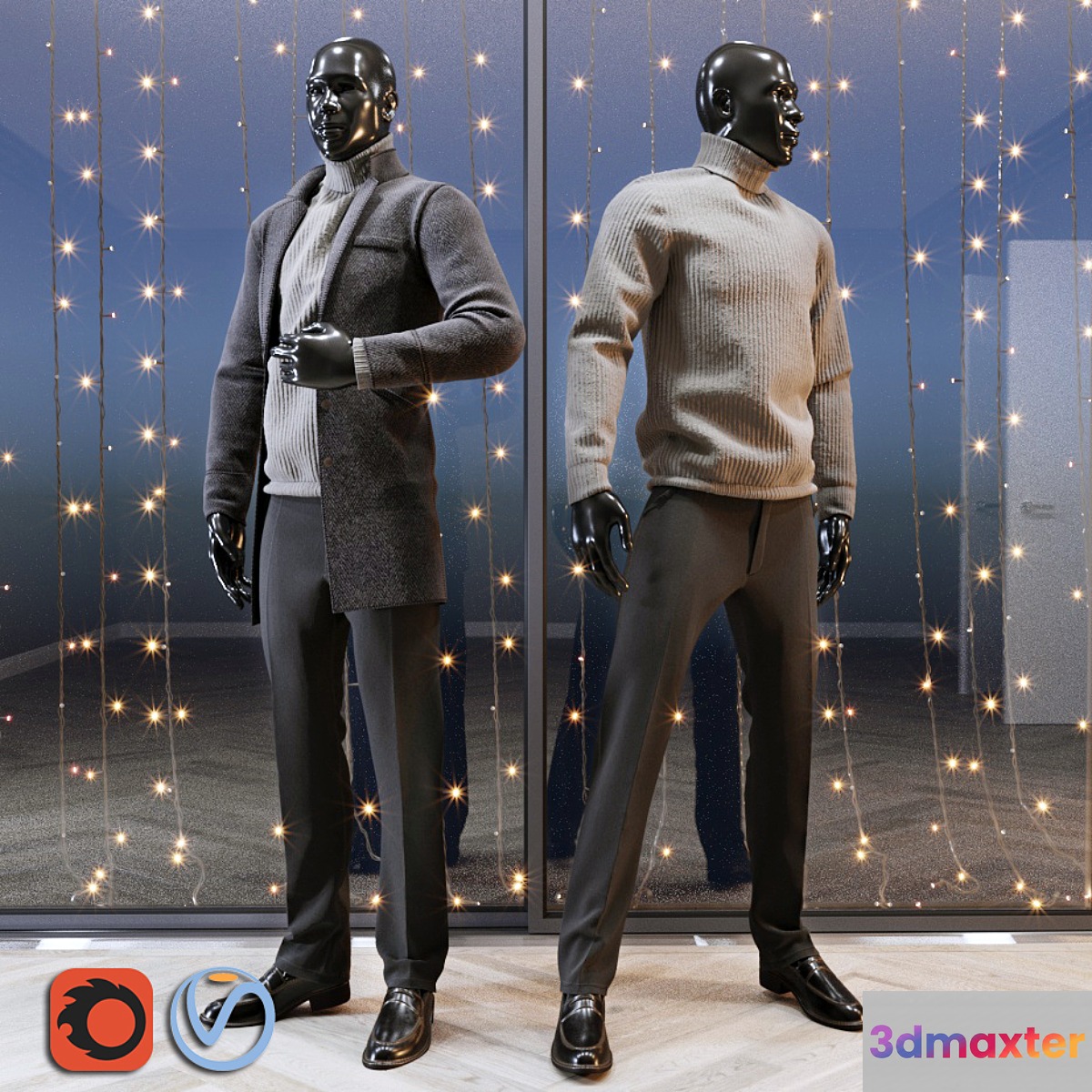 Male mannequin set 2 - No.2