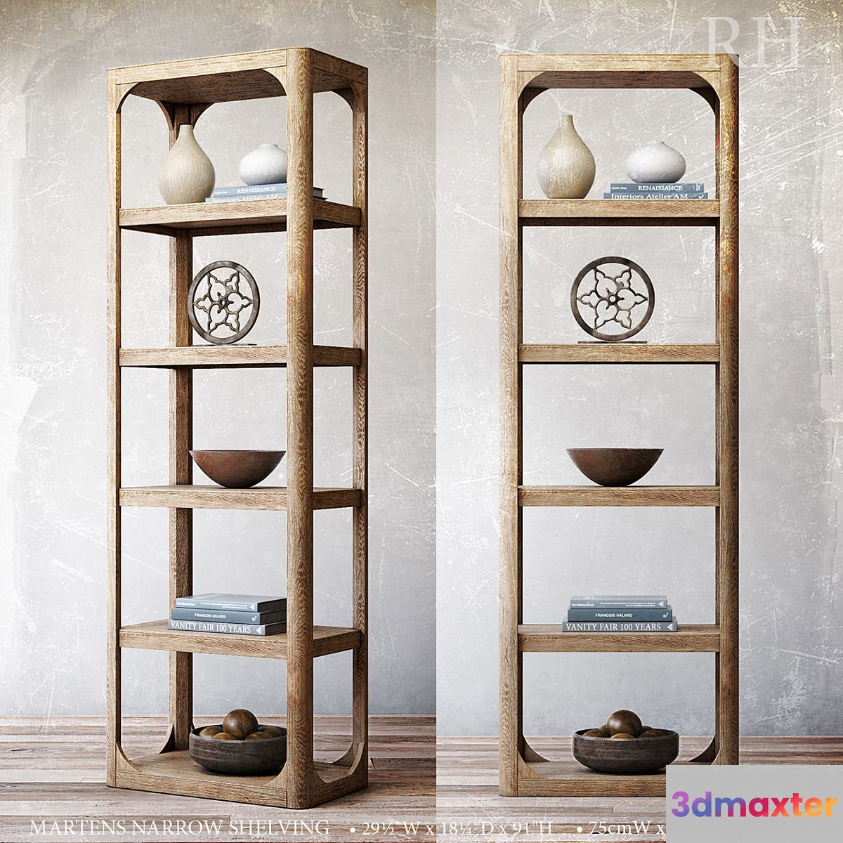 MARTENS NARROW SHELVING 3D Max
