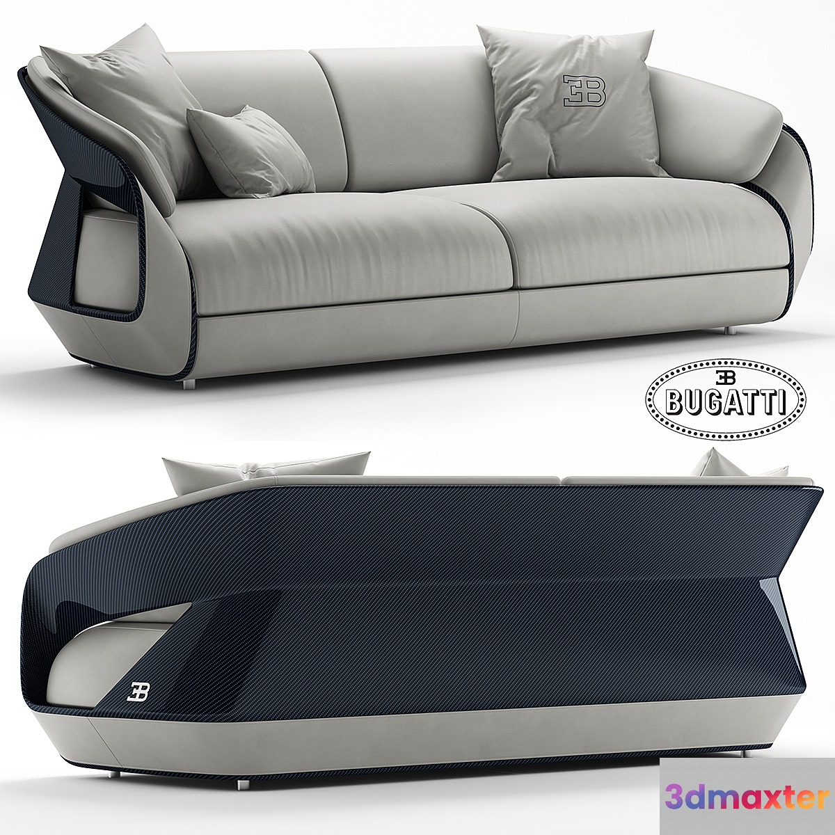 Sofa Bugatti Home Royale Sofa 3D Max