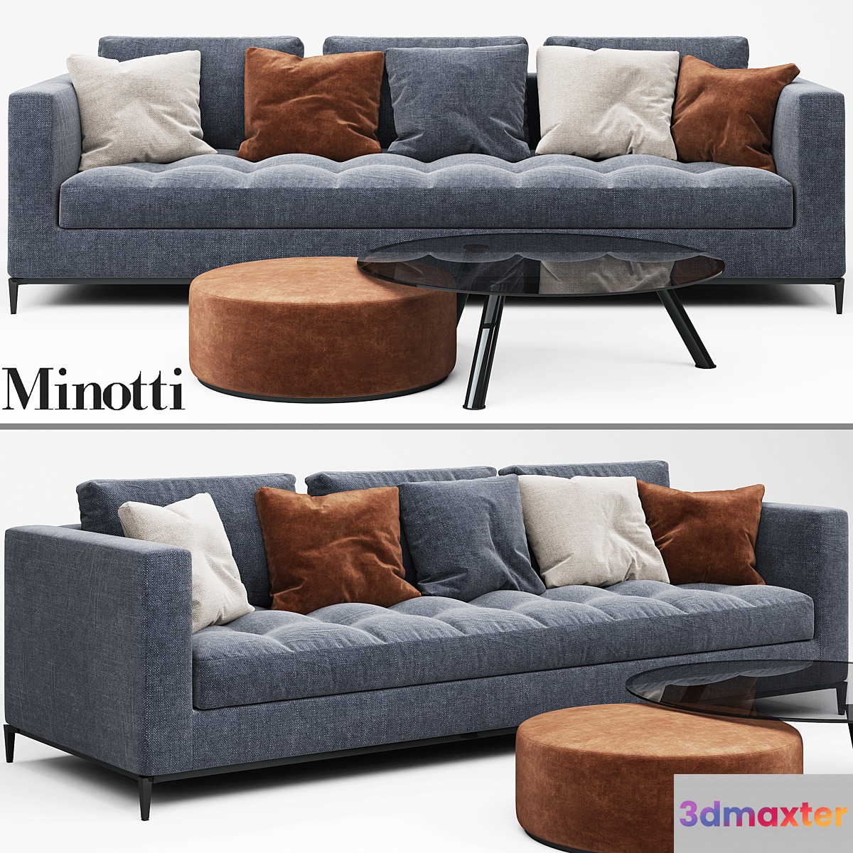 Minotti ANDERSEN QUILT Sofa - No.2