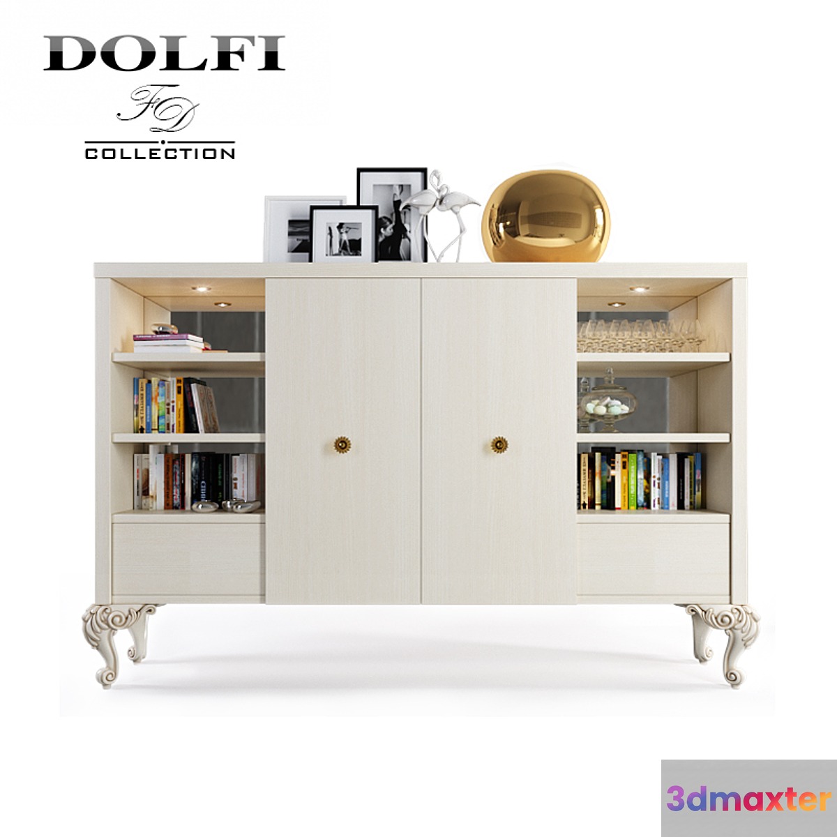 TV wall Dolfi FD Collection 3D Max