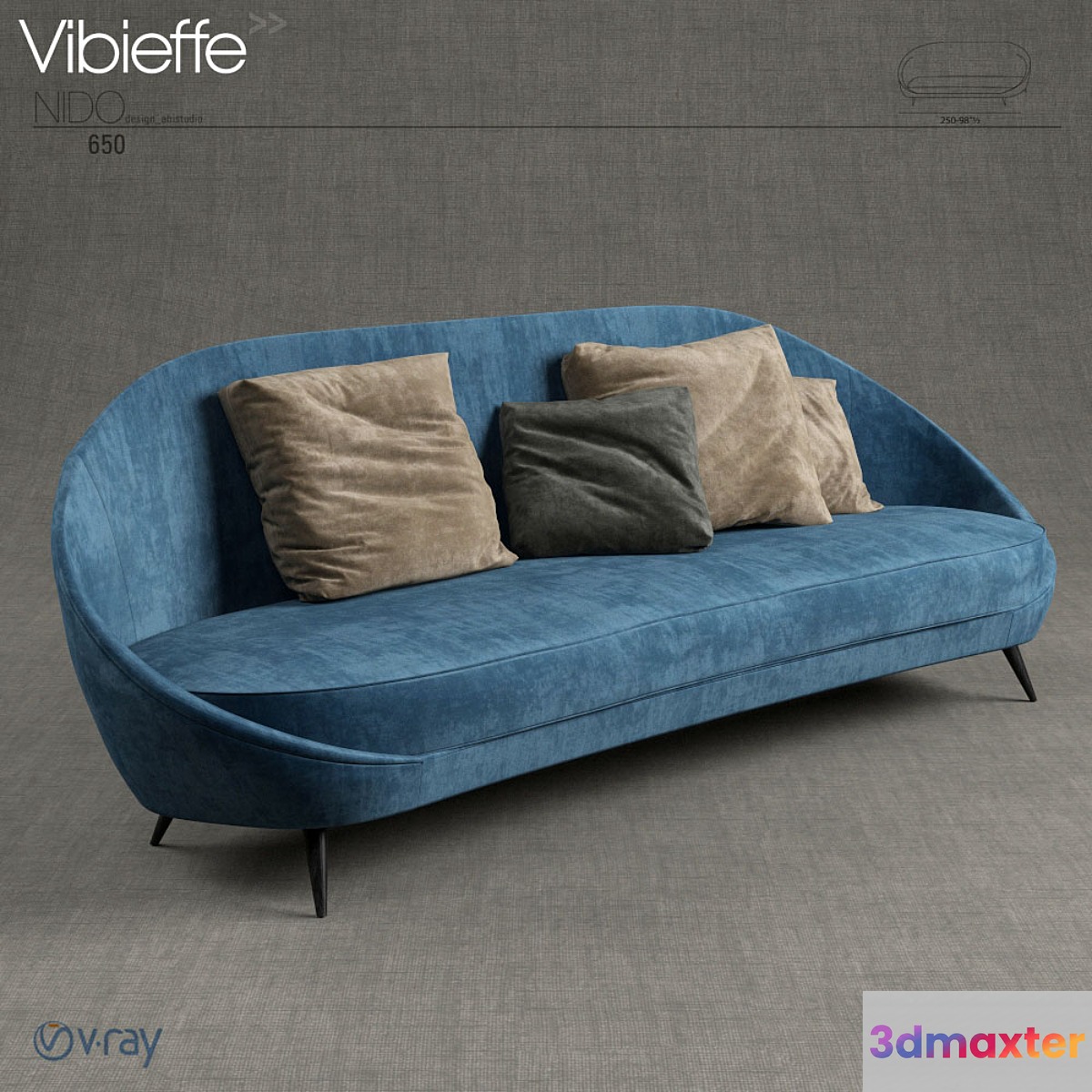 Vibieffe 650 Nido Sofa - No.2