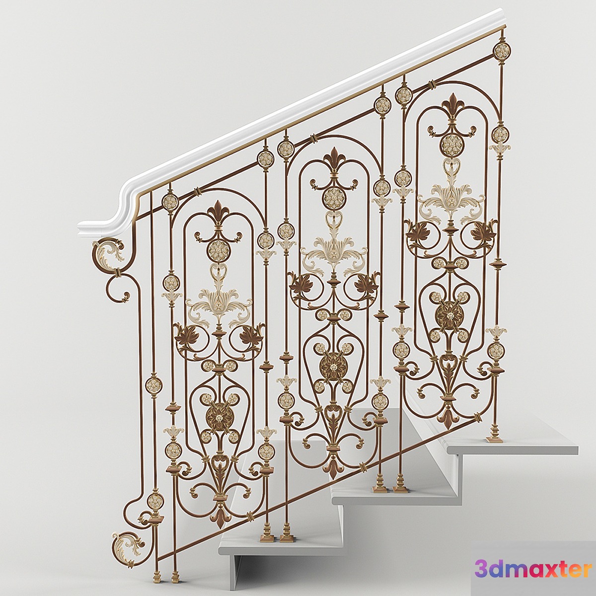 Forged fences 3D Max