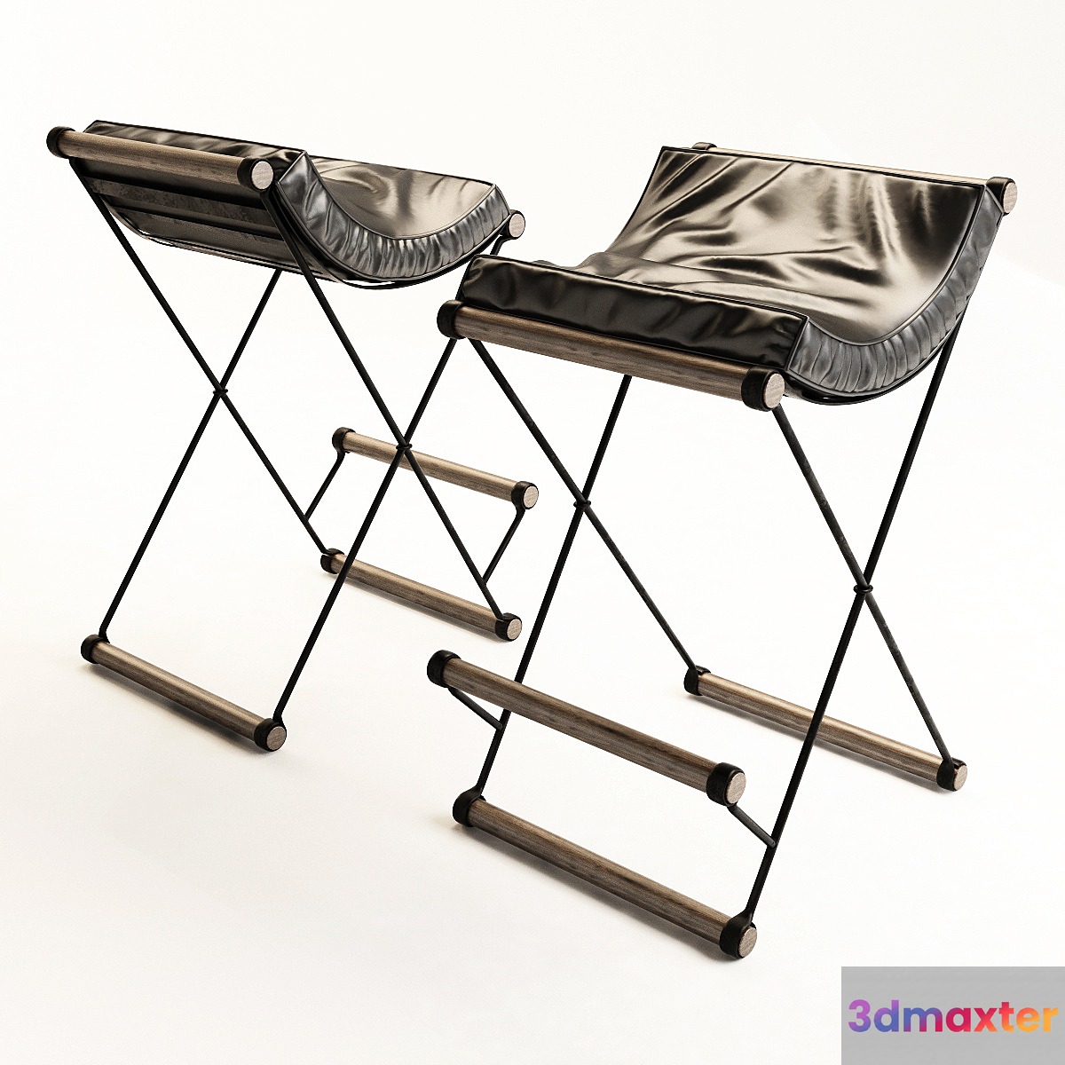 CONVERSO _ Cleo Baldon Bar Stools 3D Max