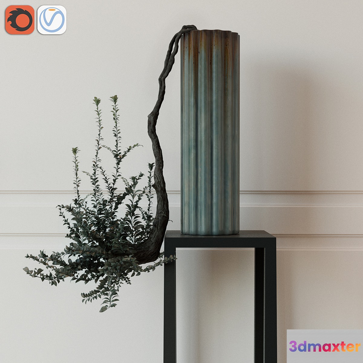Plant in a vase