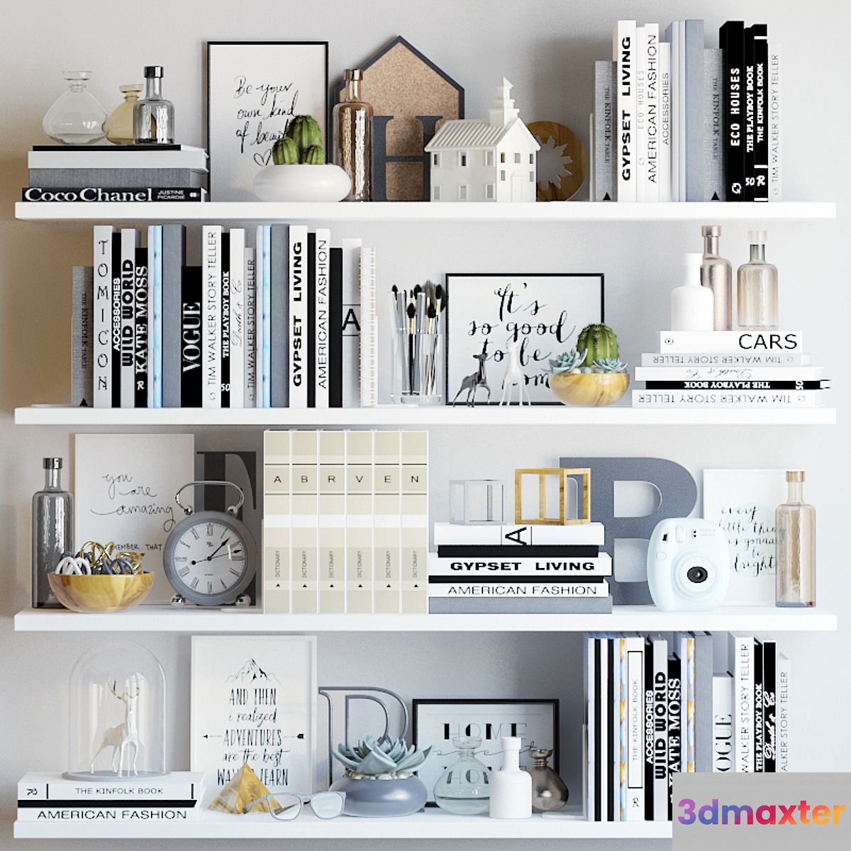 Black and white decor set - No.3