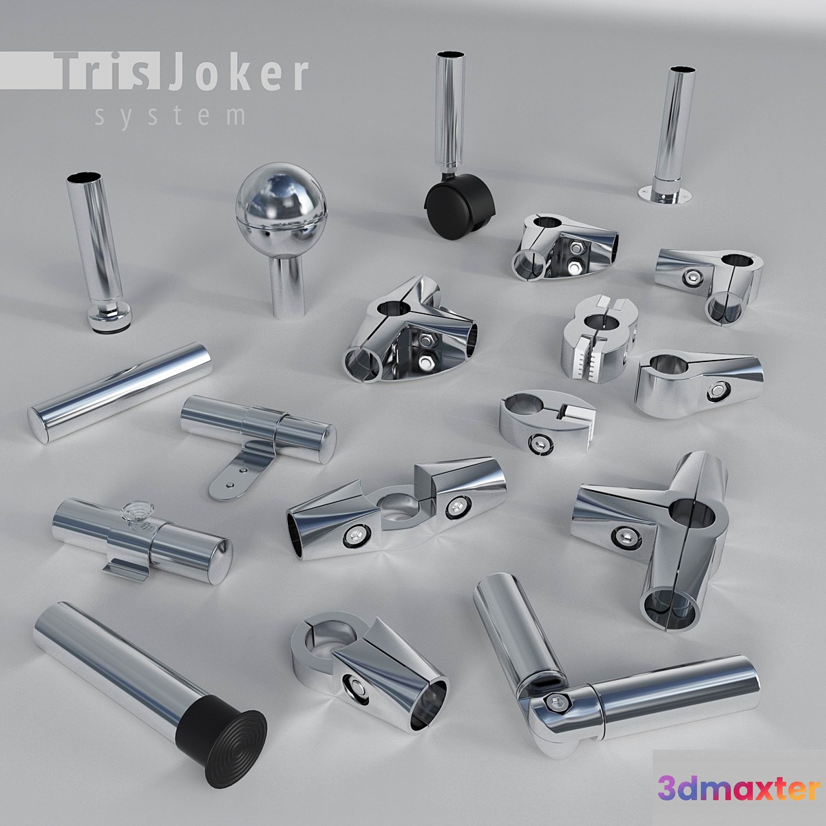Tris [Joker] system elemnts D25mm 3D Max