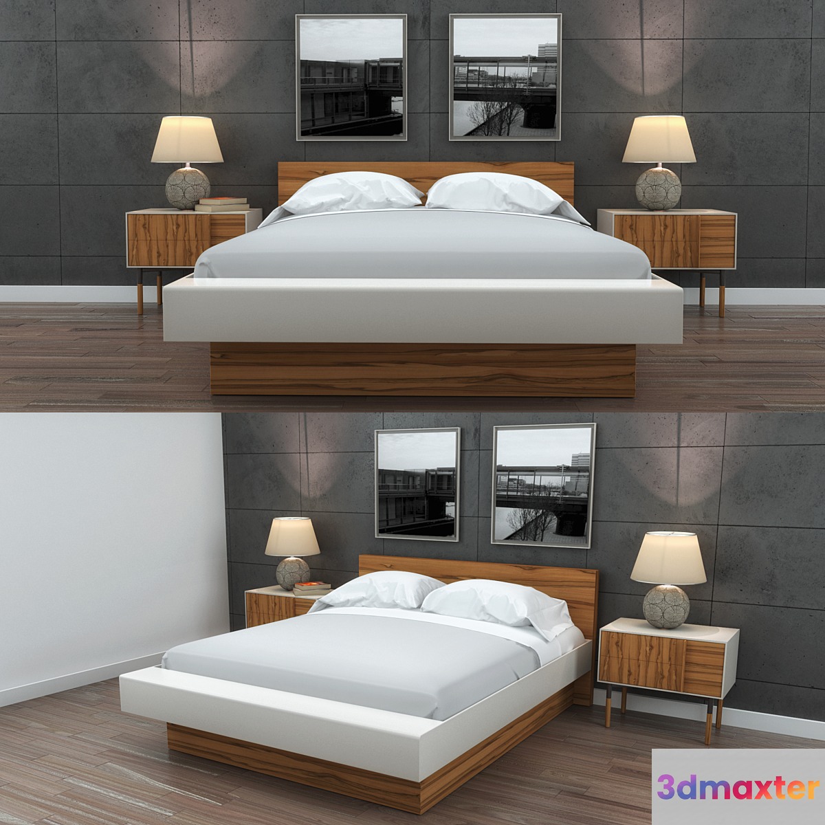 Bedroom Set 1 3D Max