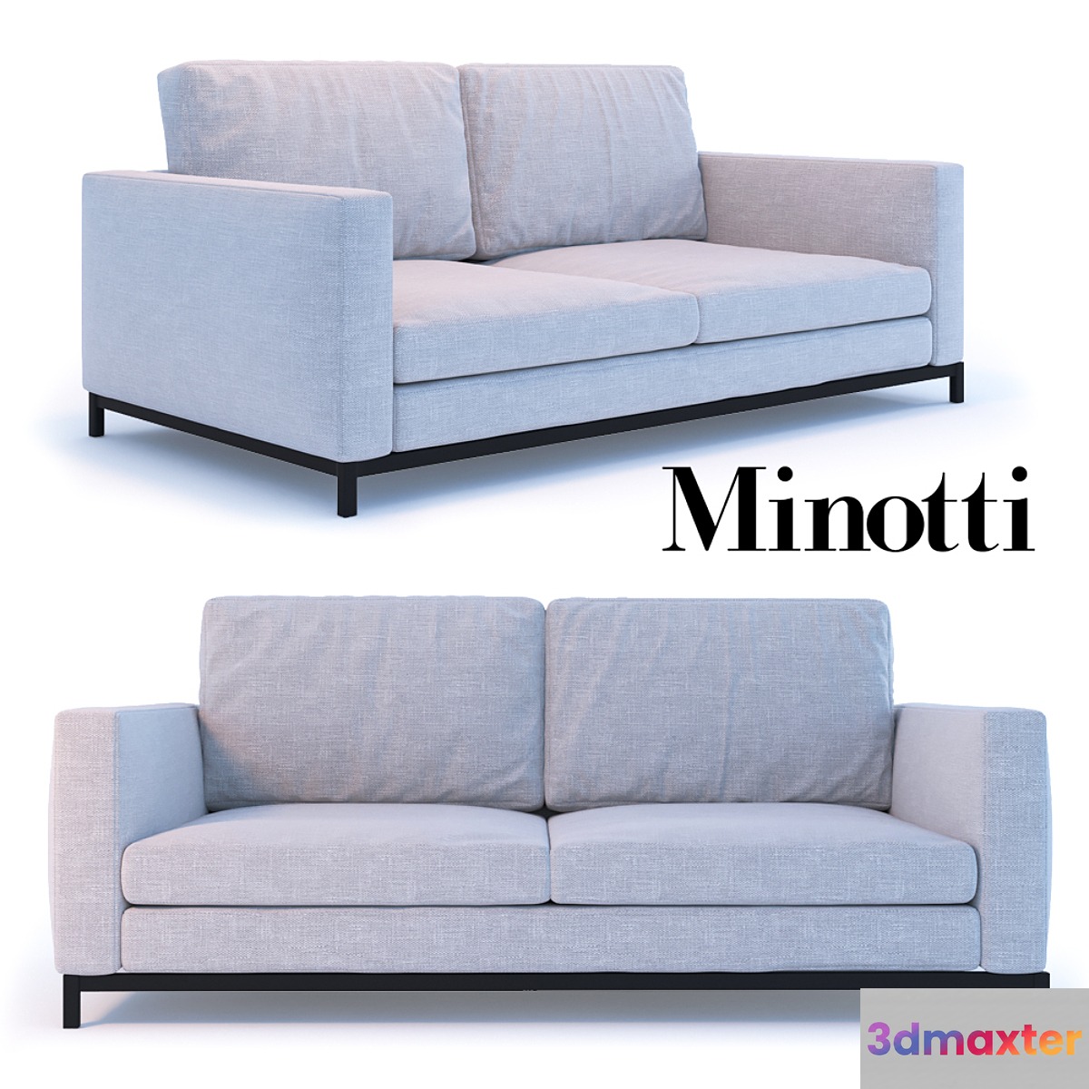 Minotti Andersen 3D Max
