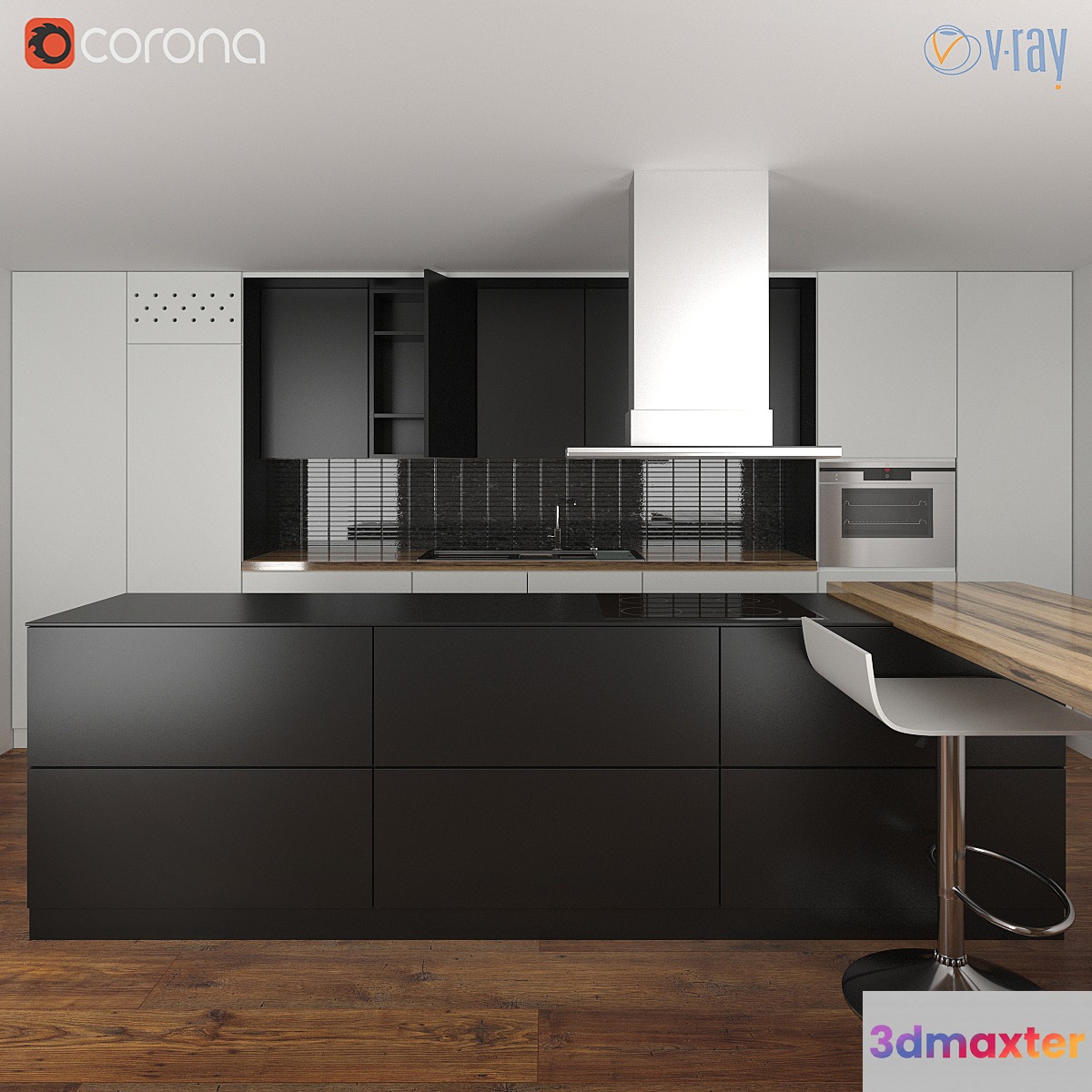 Kitchen Furniture XIV 3D Max