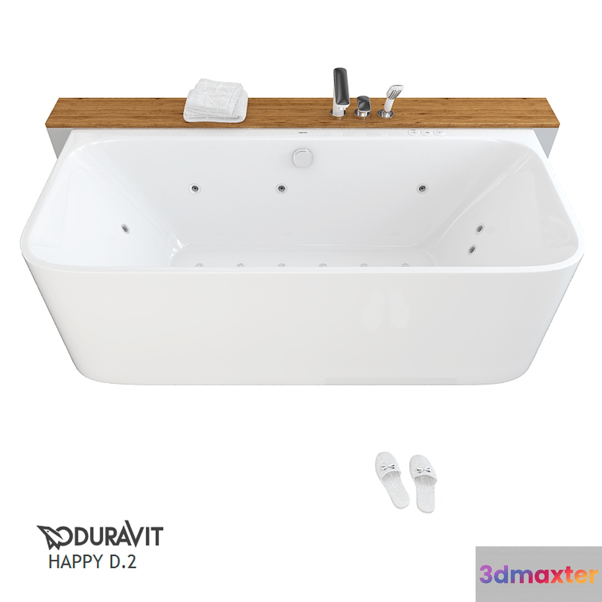 Bath Duravit Happy D.2 3D Max