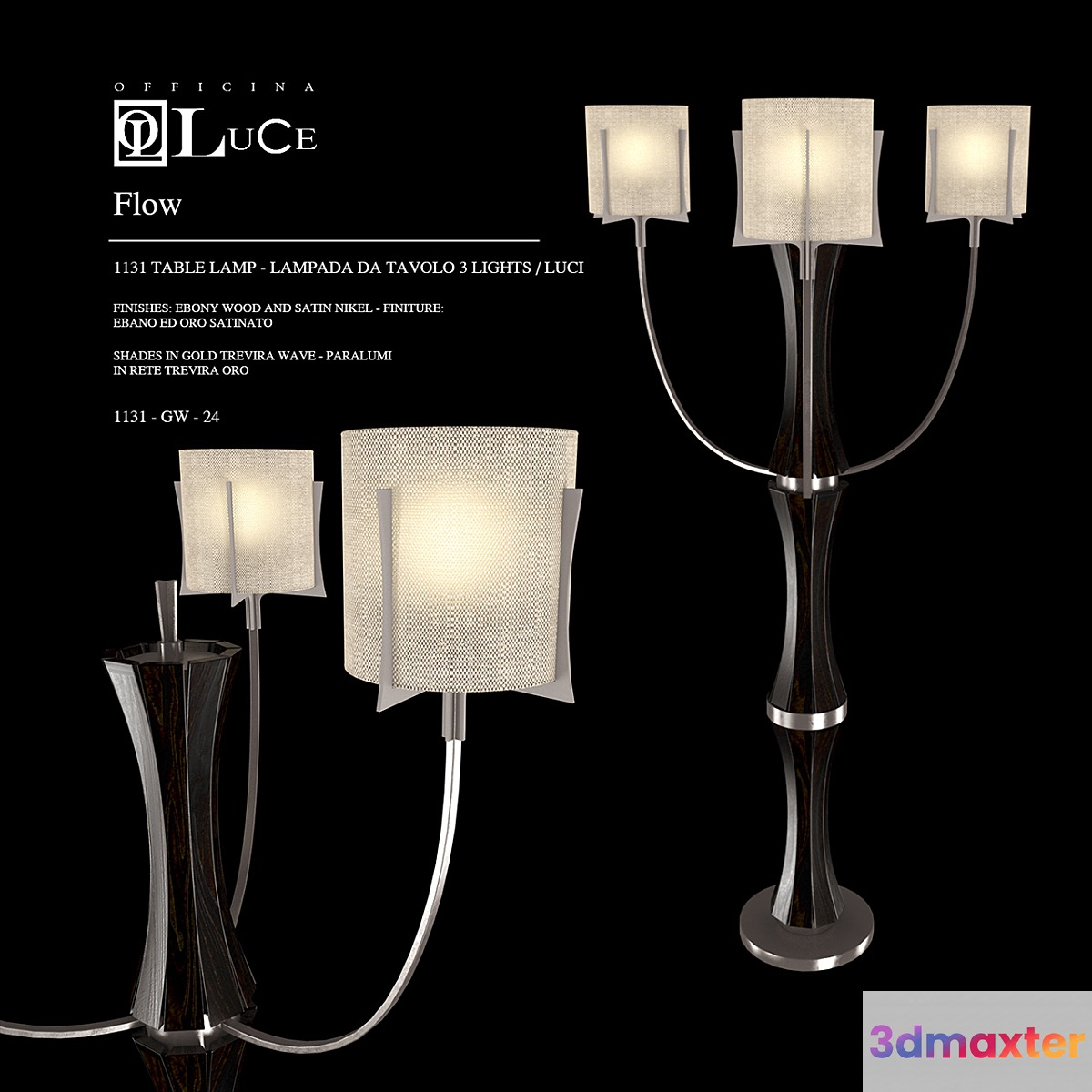 Officina-Luce Flow 1131-GW-24
