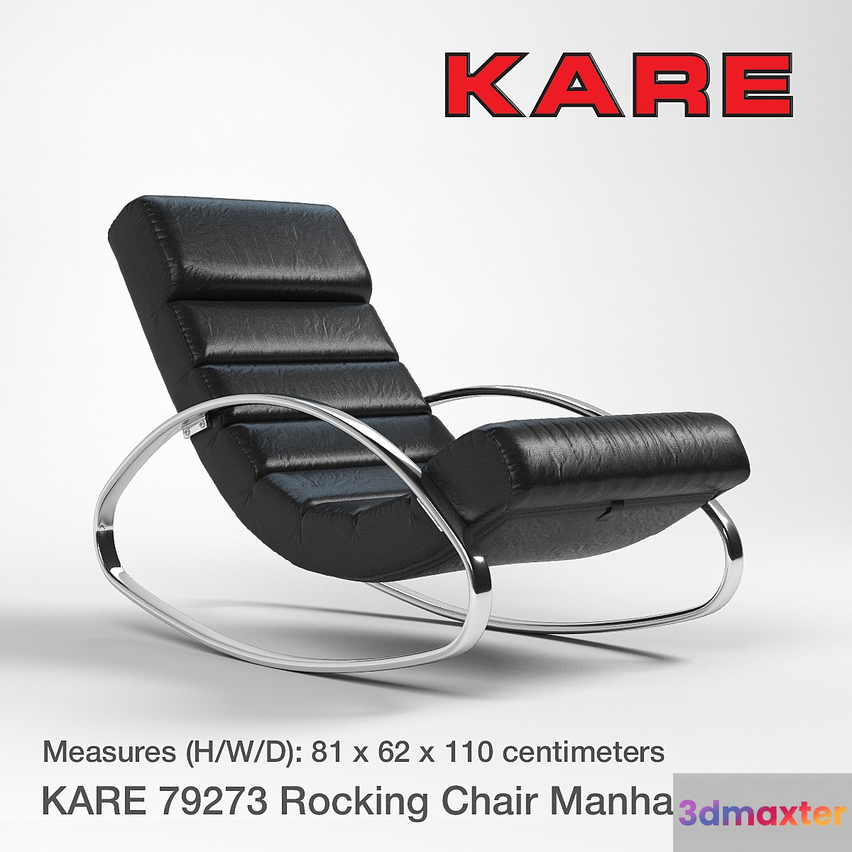 KARE 79273 Rocking Chair Manhattan 3D Max