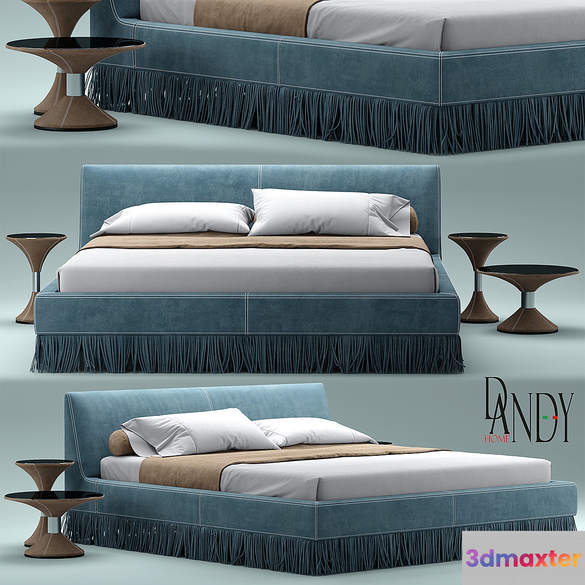 Bed Gamma Marilyn bed 3D Max